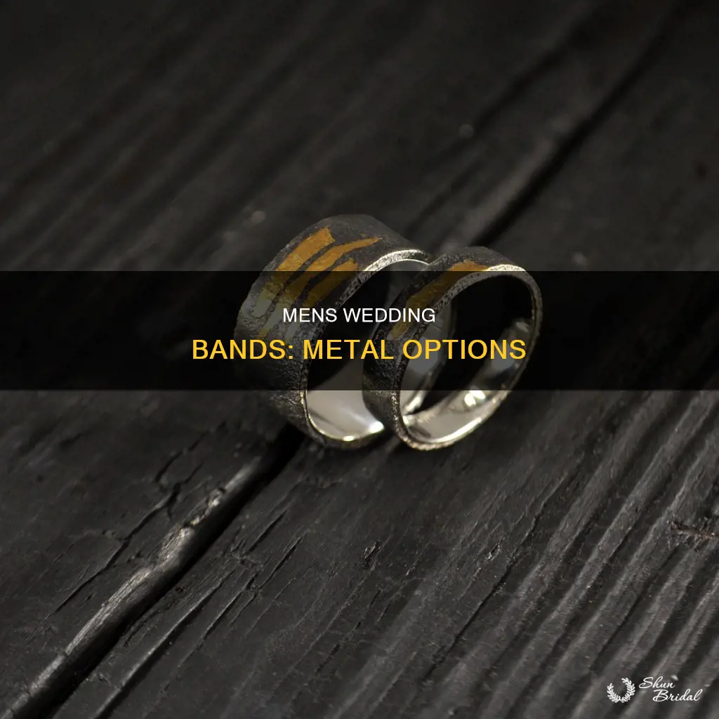 what metals are mens wedding bands made of