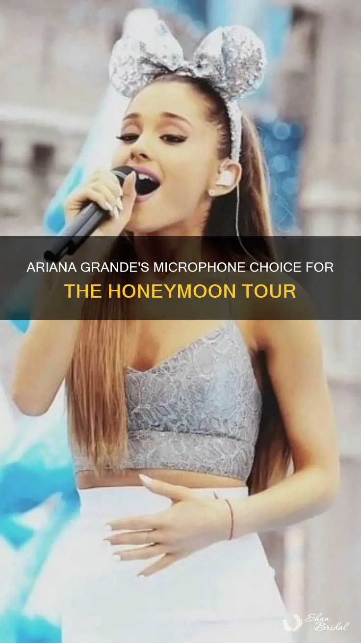 what microphone did ariana grande use for the honeymoon tour