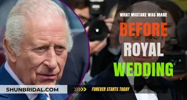 Royal Wedding Blunder: Uncovering the Pre-Ceremony Oversight That Shocked the World