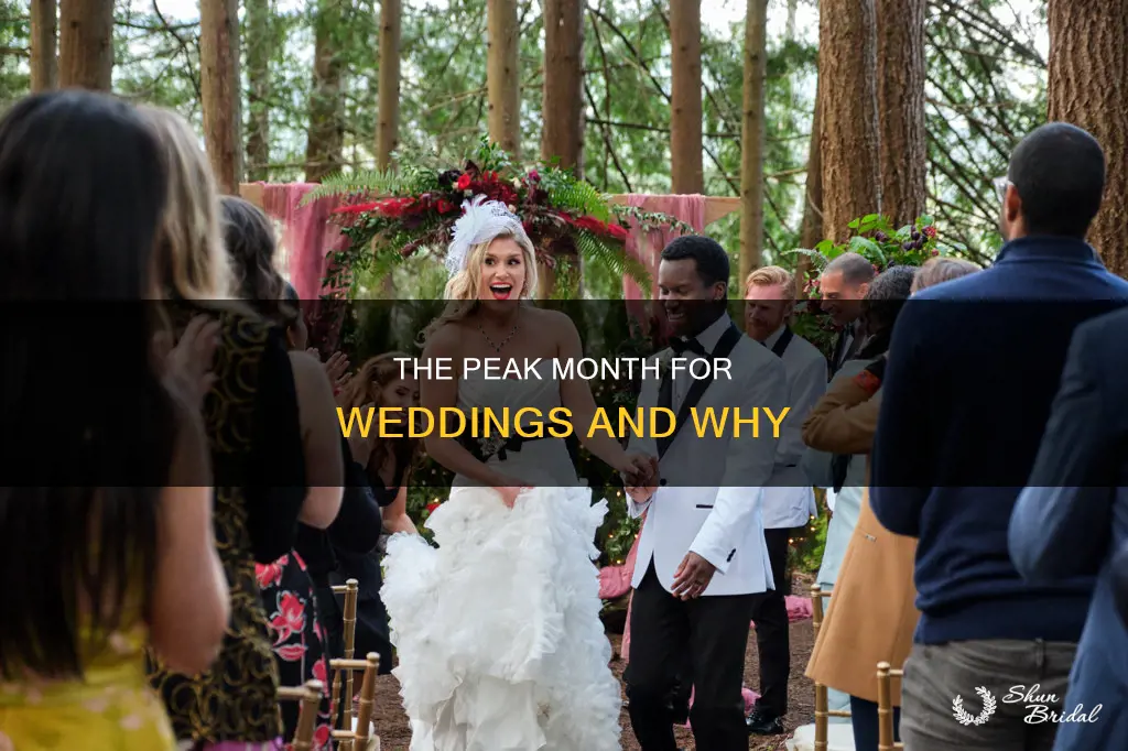 what month is the most popular for weddings