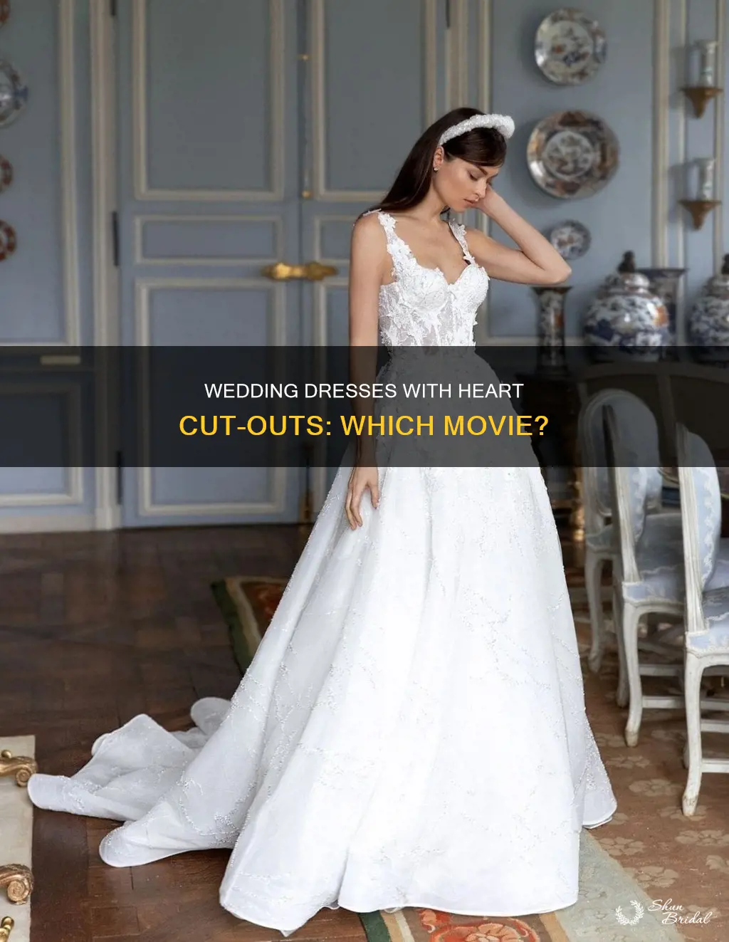 what movie had wedding dress with heart cut out
