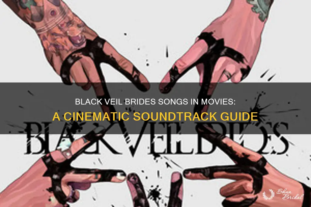 what movies have black veil brides songs in them