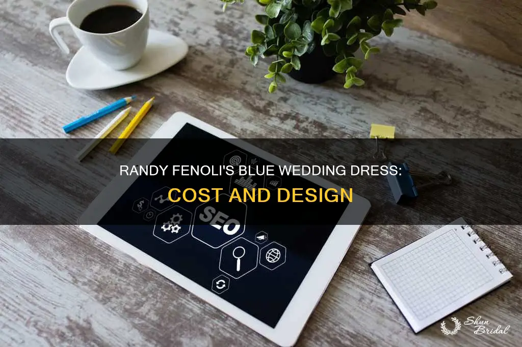 what much is randy fenoli blue wedding dress