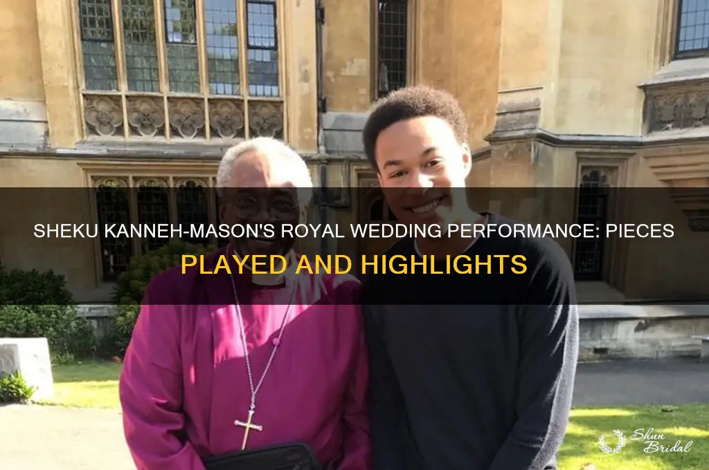 what music did sheku play at the royal wedding