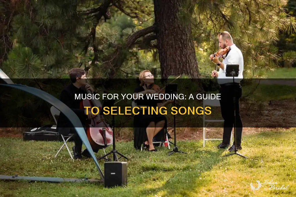 what music do I use for a wedding