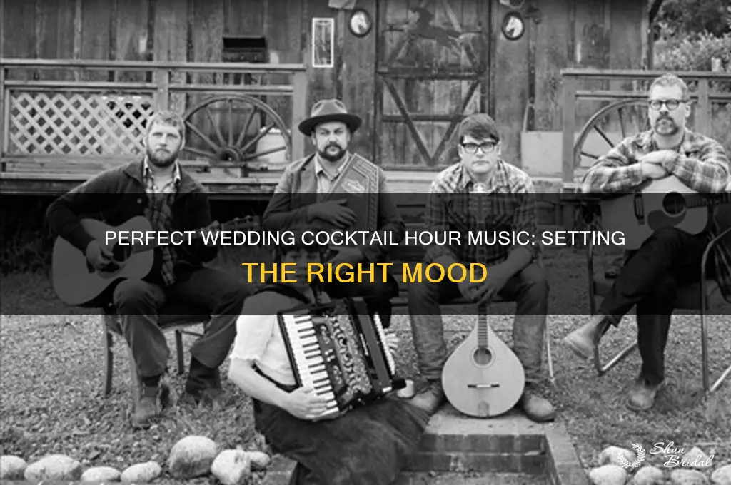 what music to play during wedding cocktail hour