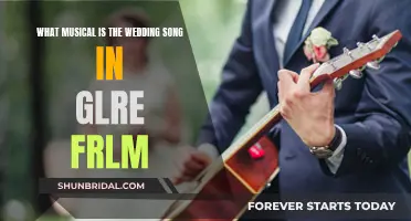 Which Musical Features the Wedding Song in 'Glare'?