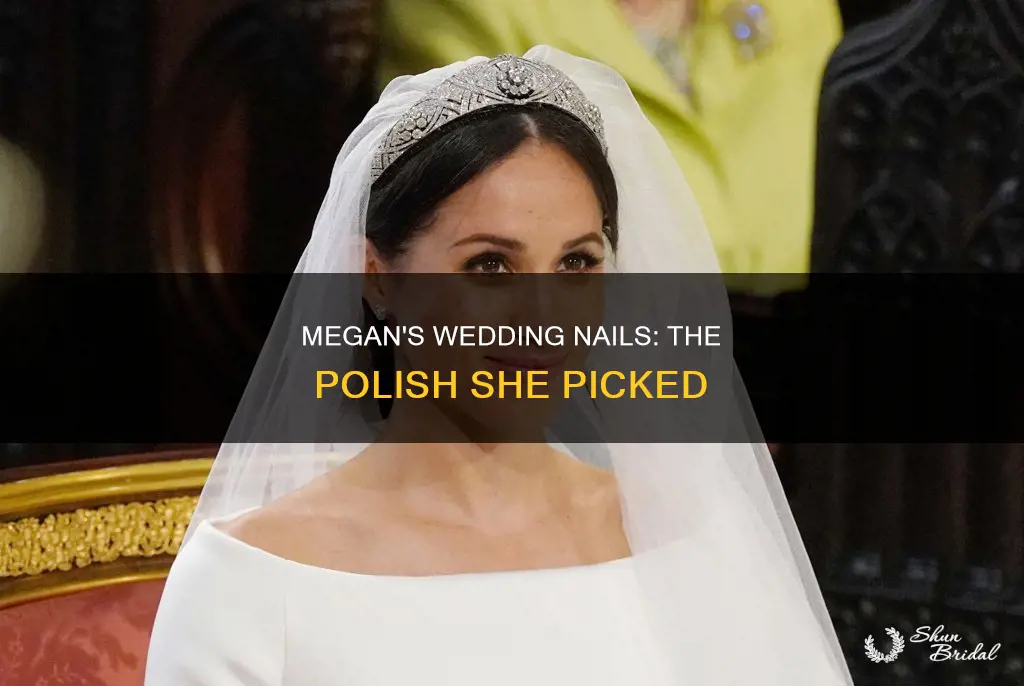 what nailpolish megan used for hwr wedding