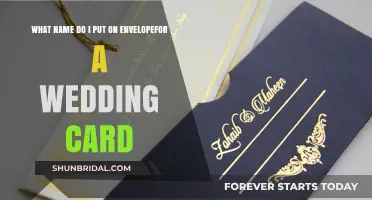 Wedding Card Envelope Etiquette: Choosing the Right Name to Address