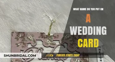 Choosing the Perfect Name for Your Wedding Card: A Simple Guide