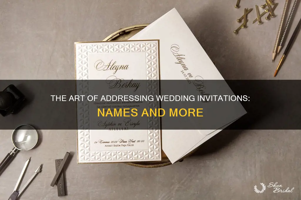 what names should be on a wedding invitation