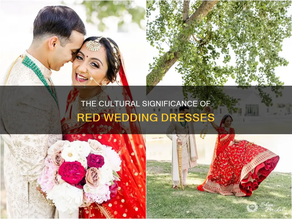 what nationaality wears a red wedding dress
