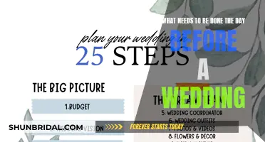 The Day Before: A Wedding Preparation Guide