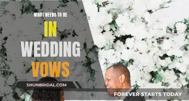 Crafting Wedding Vows: Elements of Love and Commitment