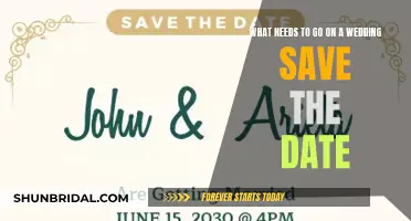 Essential Elements for Your Wedding Save the Date