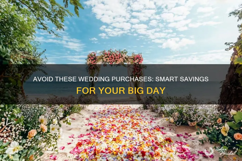 what not to buy for a wedding