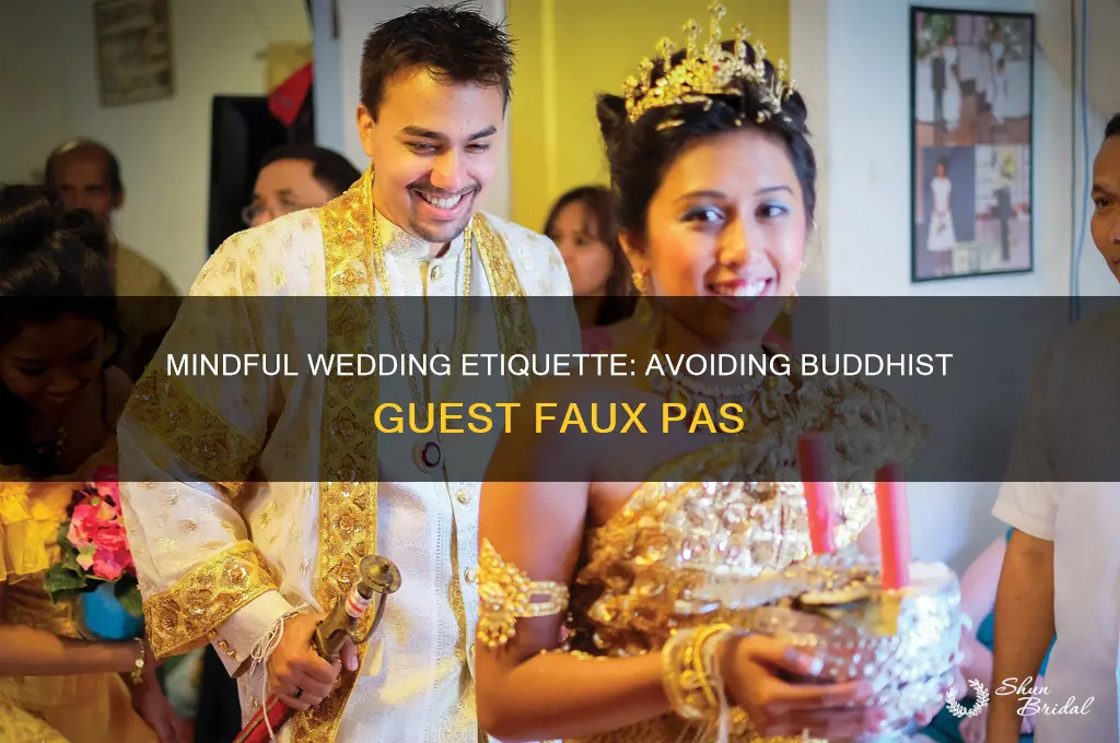 what not to do as a wedding guest buddhist