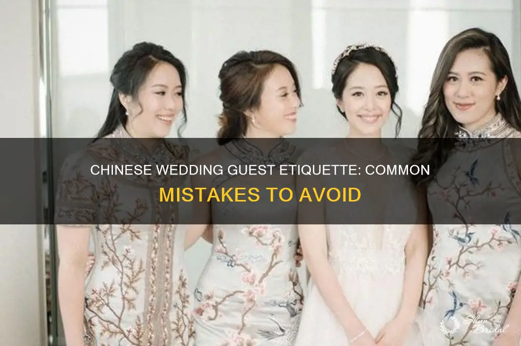 what not to do as a wedding guest chinese