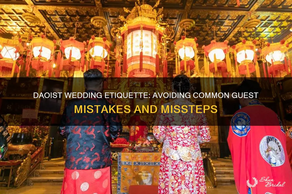 what not to do as a wedding guest daoism