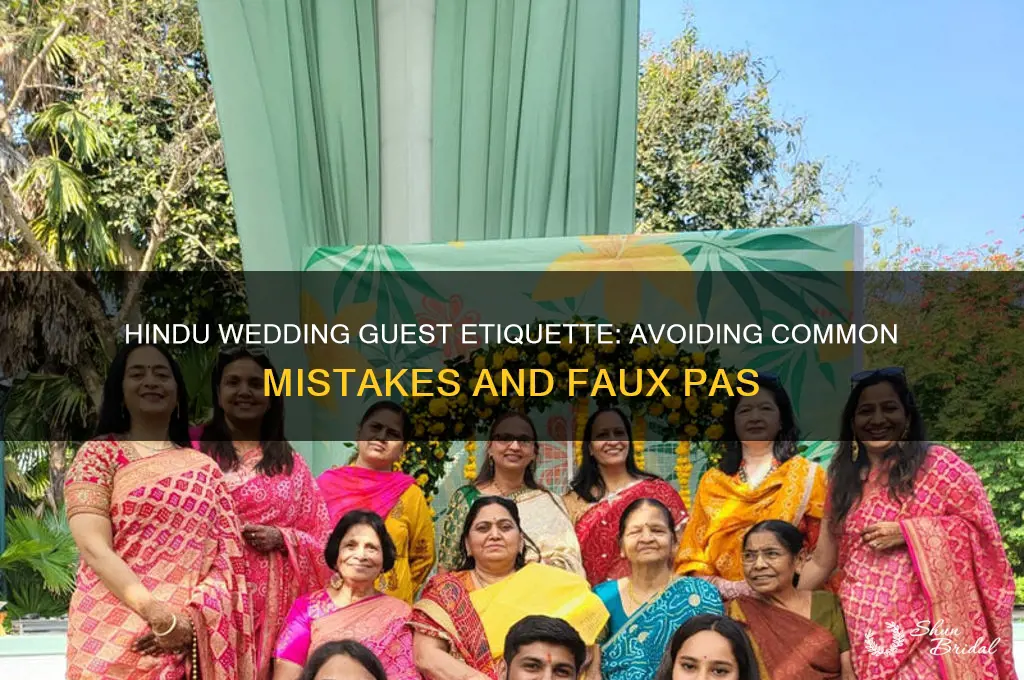 what not to do as a wedding guest hindu
