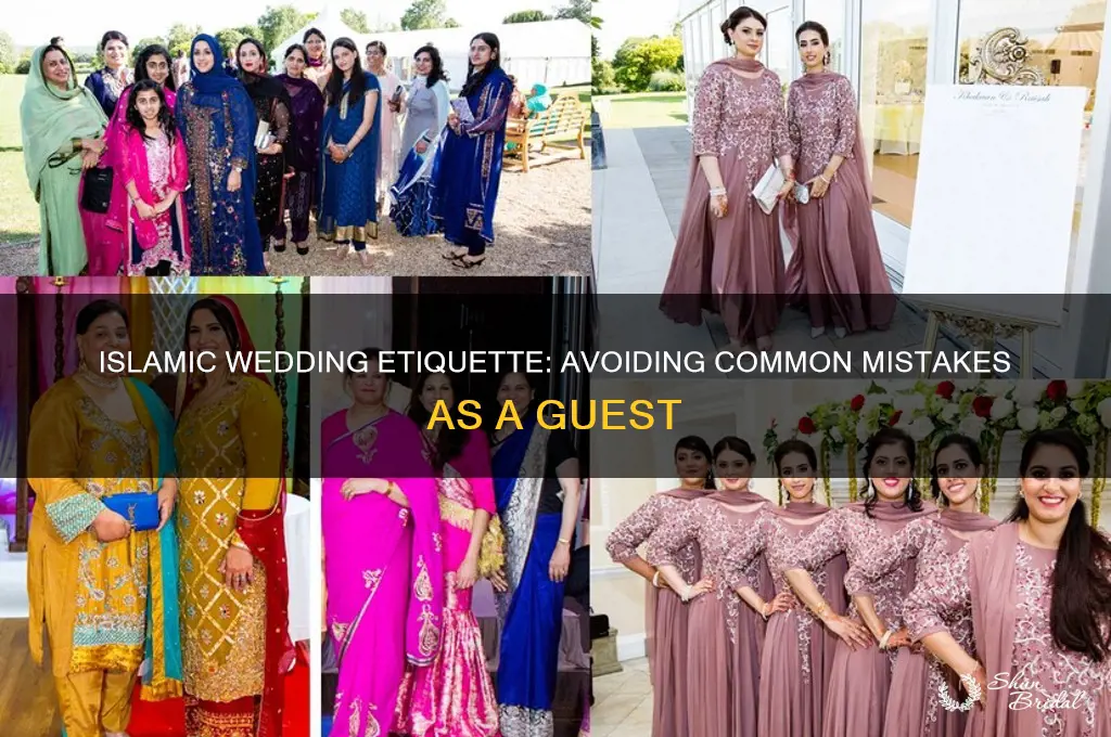 what not to do as a wedding guest islam
