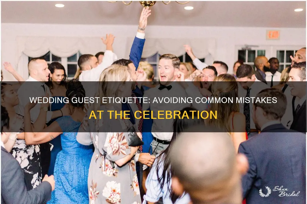 what not to do at a wedding as a guest