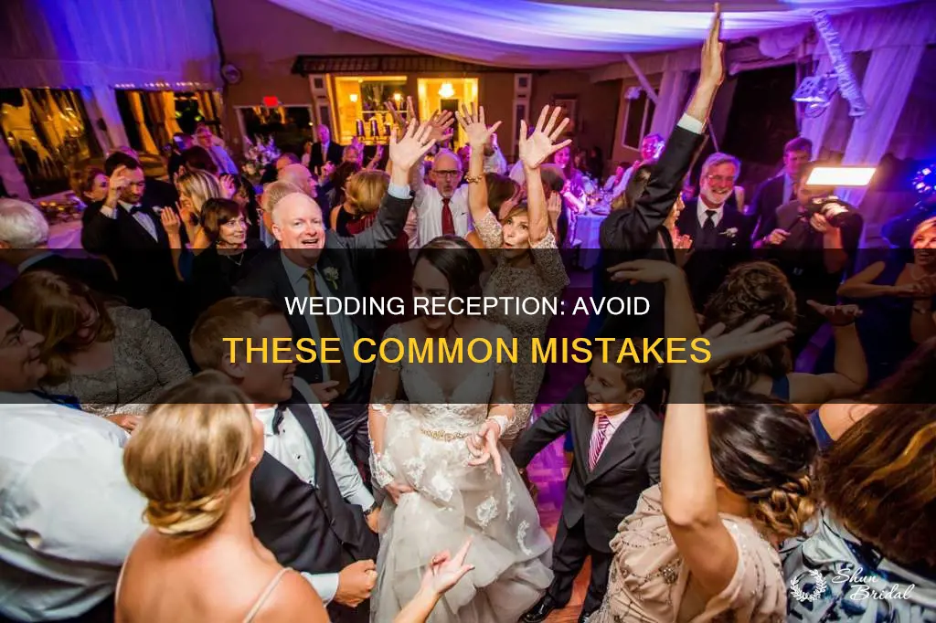 what not to do at a wedding reception