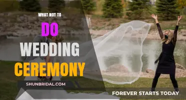 Avoiding Wedding Ceremony Mistakes: Essential Don'ts for Your Big Day