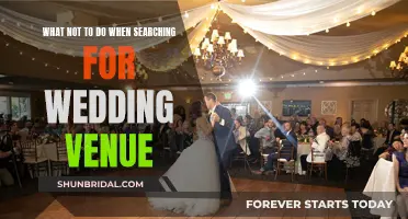 Don't Make These Wedding Venue Search Mistakes