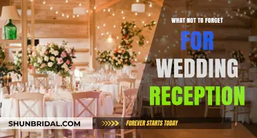 The Ultimate Wedding Reception: Things You Must Not Forget