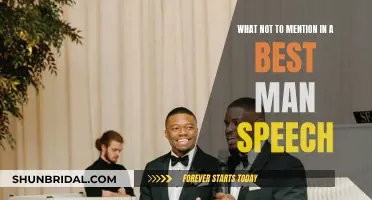 A Best Man's Speech: What to Avoid