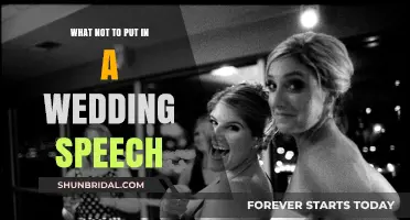 Wedding Speeches: Avoid These No-Nos!