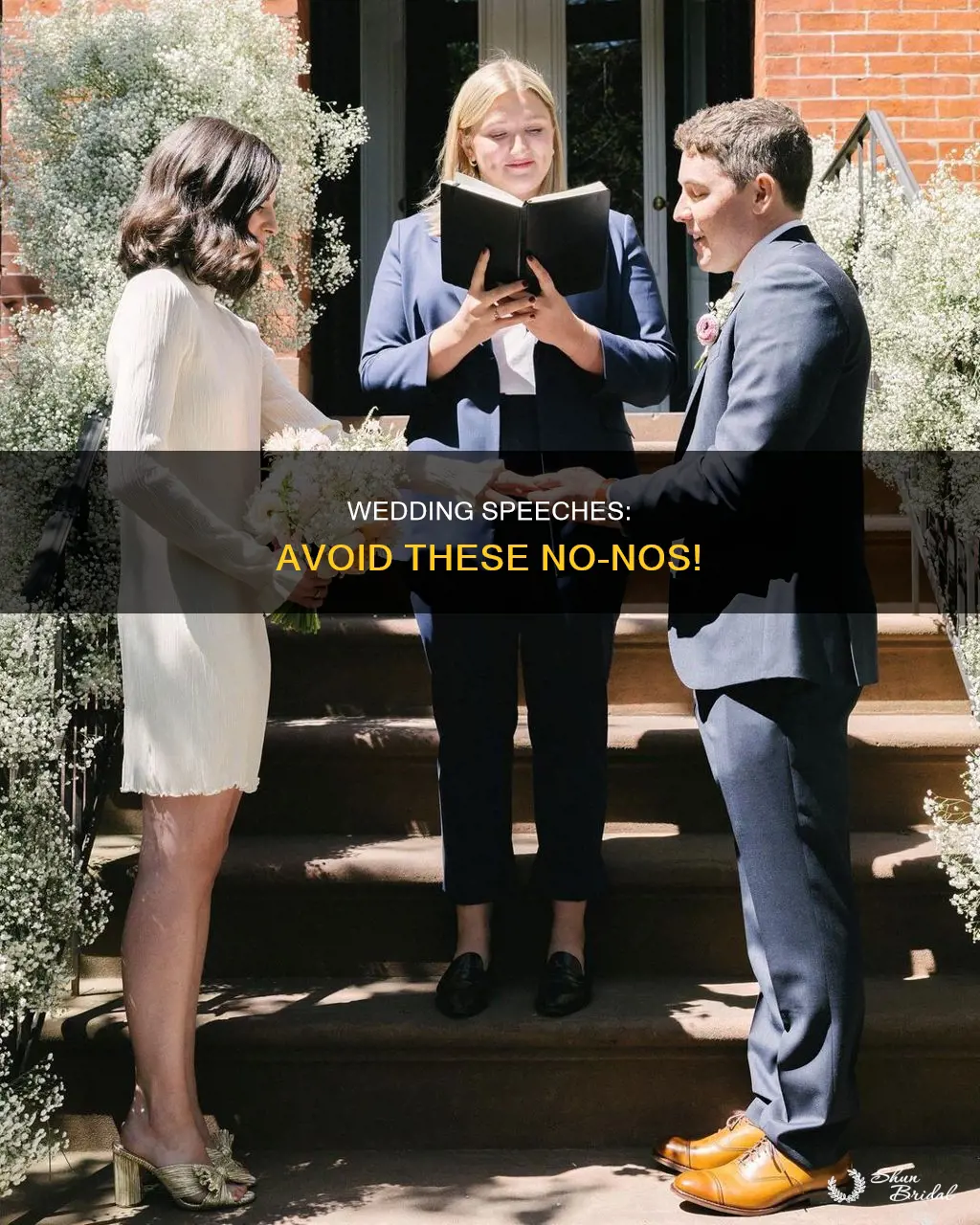 what not to put in a wedding speech