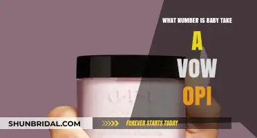 Baby Take a Vow OPINail Polish Color Number Revealed