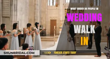 Wedding Processional Guide: Who Walks When and in What Order