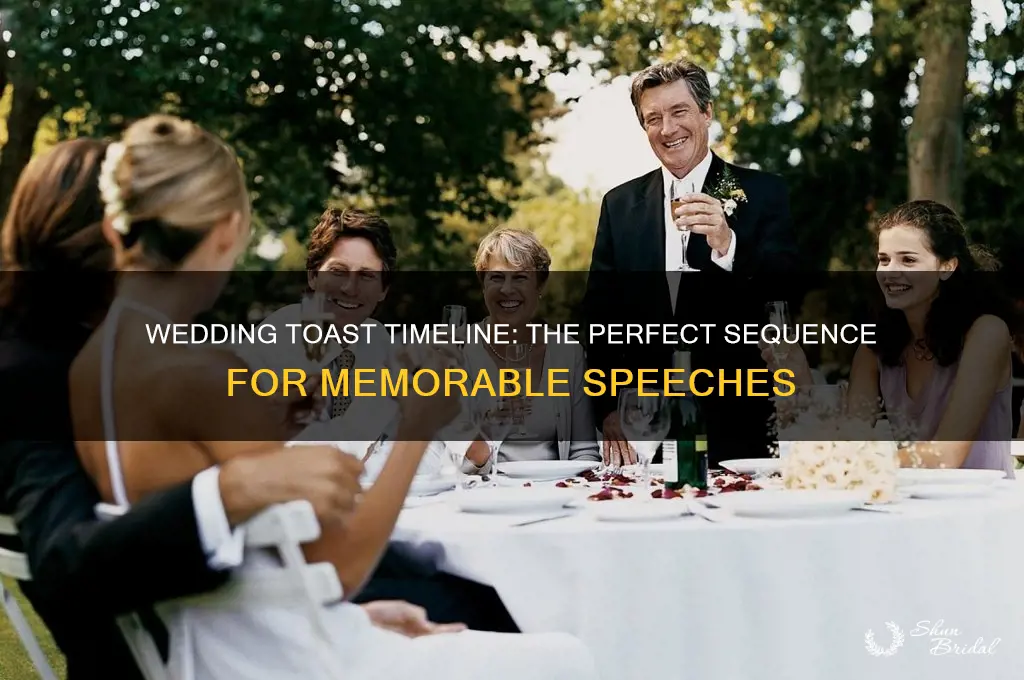 what order do wedding toasts go in