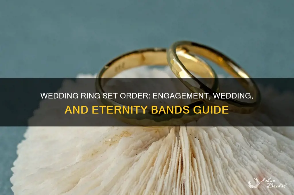 what order does a wedding set go
