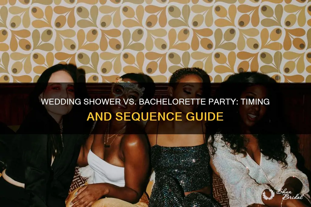 what order does a wedding shower and bachelorette go in