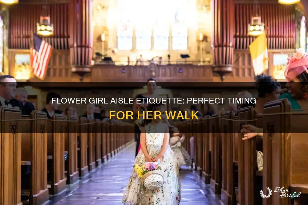 what order does the flower girl walk down the aisle
