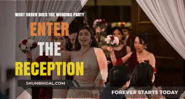 Wedding Party's Grand Reception Entrance Order