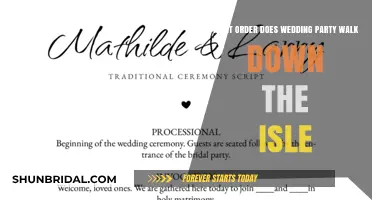 Traditional Wedding Party Processional Order: Who Walks When Explained