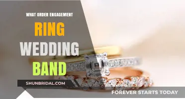 Engagement Ring and Wedding Band: Order and Placement