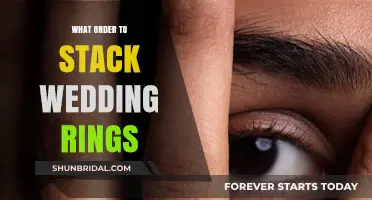 Wedding Ring Stacking: Order of Rings for Brides