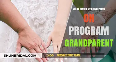 Honoring Grandparents: The Perfect Wedding Party Program Order Guide
