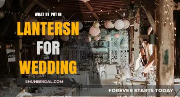 Creative Lantern Fillers for Your Wedding Day