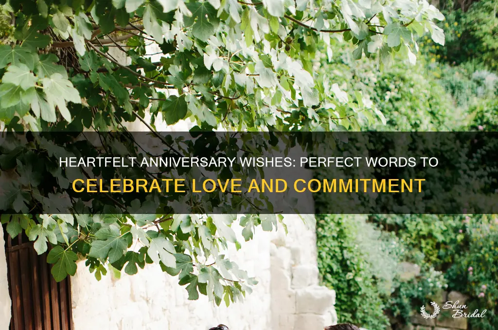 what ot say to people on a wedding anniversary