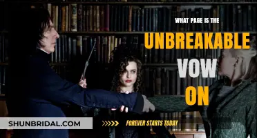 Unbreakable Vow Page Location: A Guide to Finding It in Harry Potter