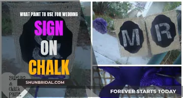 Chalk Paint for Wedding Signs: What to Use?