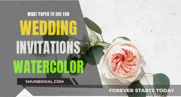 Choosing the Perfect Paper for Watercolor Wedding Invites