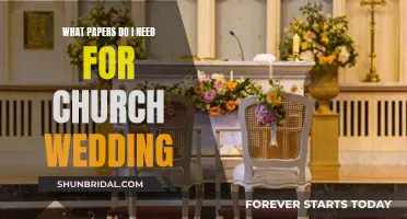 Papers Required for a Church Wedding: A Guide